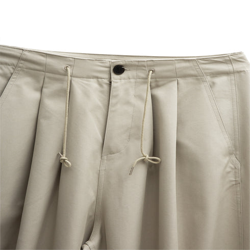 Uniform Bridge Balloon Pants Grey Beige Degli Uberti